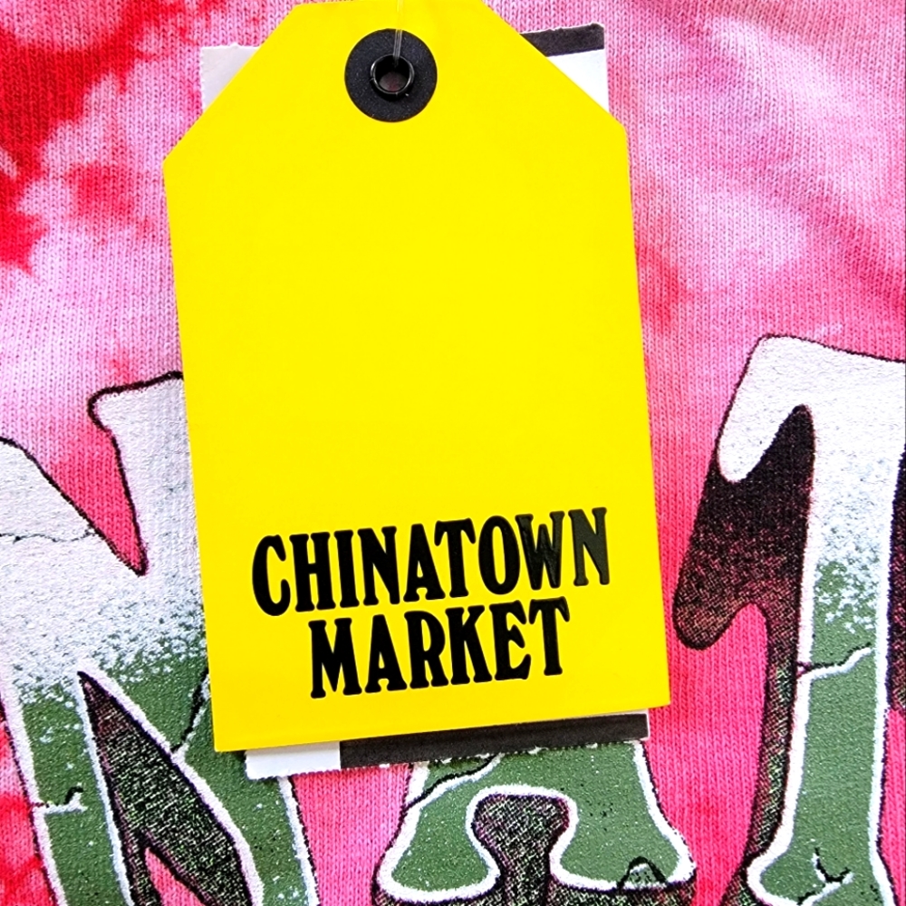 BRAND NEW Chinatown Market Red Tie Dye Peace Tee Men's Size XL - Picture 5 of 6